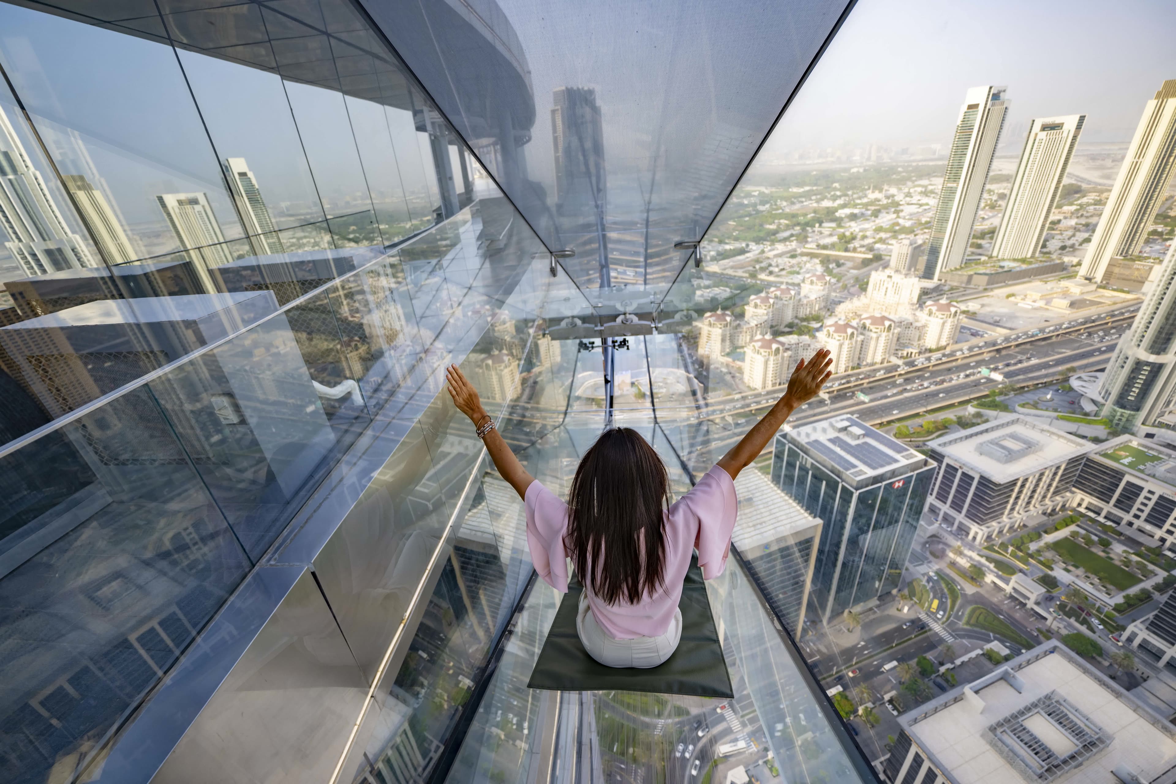 Sky Views Observatory + Glass Slide